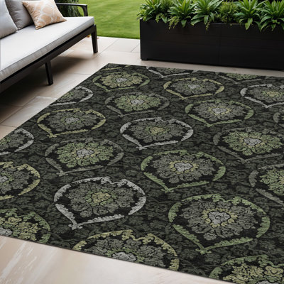 Tapis intérieur lavable 5 pi x 8 pi Medallion