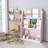 3-Tier Front-Facing Kids Book Shelf, Pink-207730478