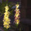 Lumières florales multicolores - panneau solaire à haute efficacité, temps de travail de 8 à 10 heures pour la décoration de jardin de cour / pelouse / allée incontournable