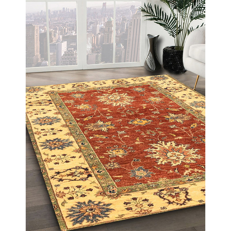 Tapis abstrait moderne 2867, Carré 6 pi