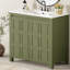 Rangement pour meuble-lavabo 36 po avec lavabo en céramique-568098501