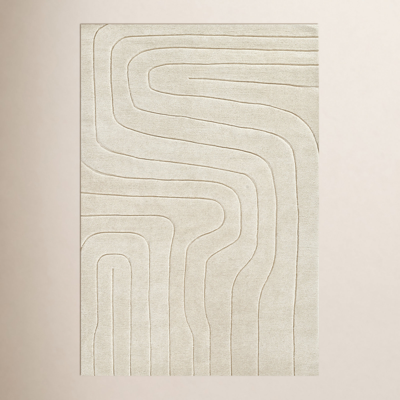 Aelin Geometric Hand Tufted Wool Rug, Runner 2'6" x 8'