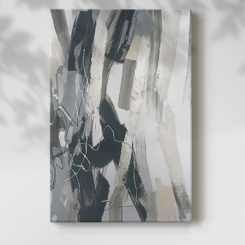 «Slate Recherche I» sur toile, H 12 po x l 8 po
