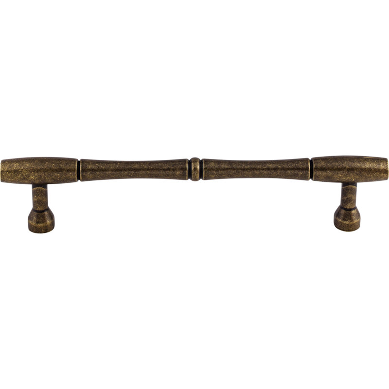 Bamboo Bar Pull, 7" Center to Center, German Bronze