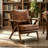 Joichiro 29.5" W Vegan Leather Upholstered Accent Chair with Solid Wood Frame-1639343754-1668648578