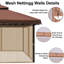 Moustiquaire de remplacement pour abri de jardin-72244205