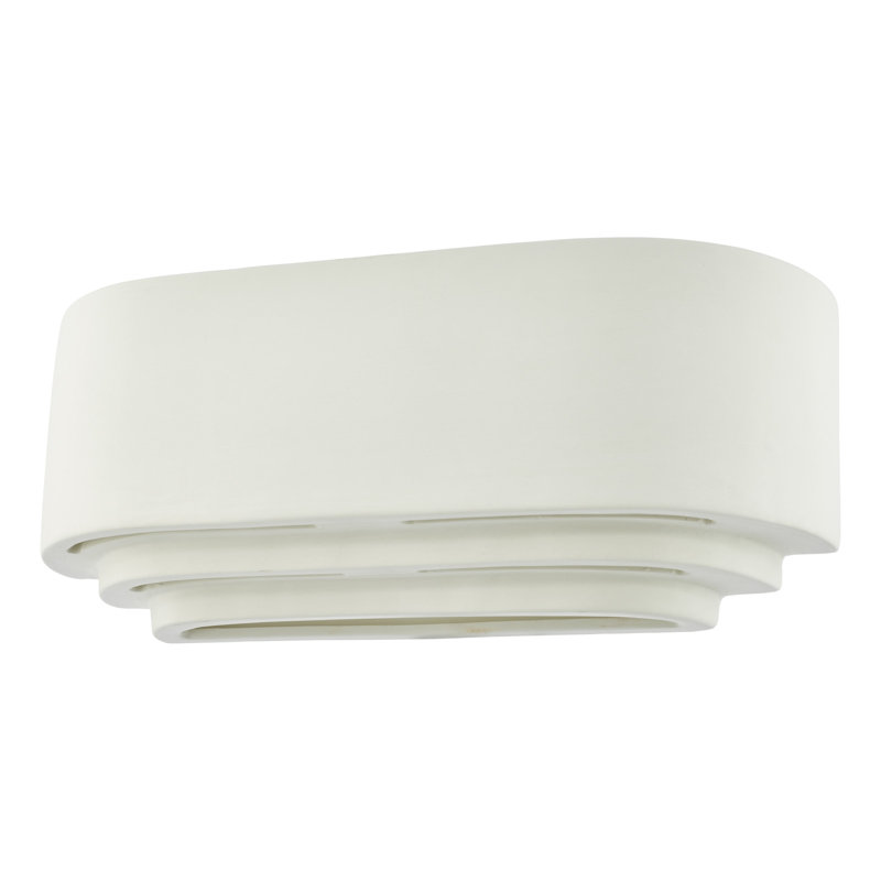 Quavious Ceramic Flush Mounted Sconce