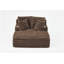 Chaise longue surdimensionnée pour l'intérieur, canapé rembourré en velours côtelé avec coussins, canapé moelleux et moelleux, canapé-lit simple pour le salon, canapé-lit, ...-133285969