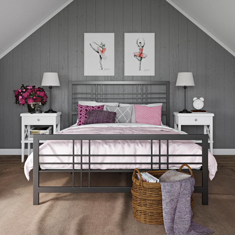 Boghos Metal Bed, Kingsize (5')