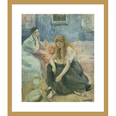 Deux filles par Berthe Morisot - Impression giclée