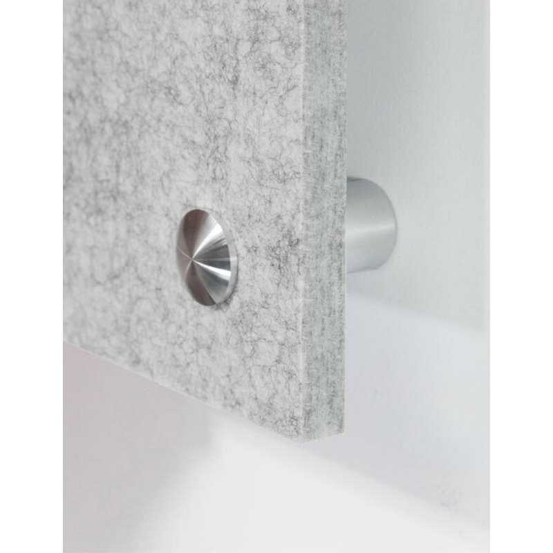 Panneaux isolants rectangulaires Soundsorb - fixation murale (paquet en vrac), H 96 po x l 48 po, Gris foncé