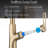 360° Rotating Single Handle Kitchen Sink Waterfall Faucet with Pull Down Sprayer (Only 1 Faucet)-119222606