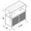 Armoire d'appoint 2 portes Kenneth