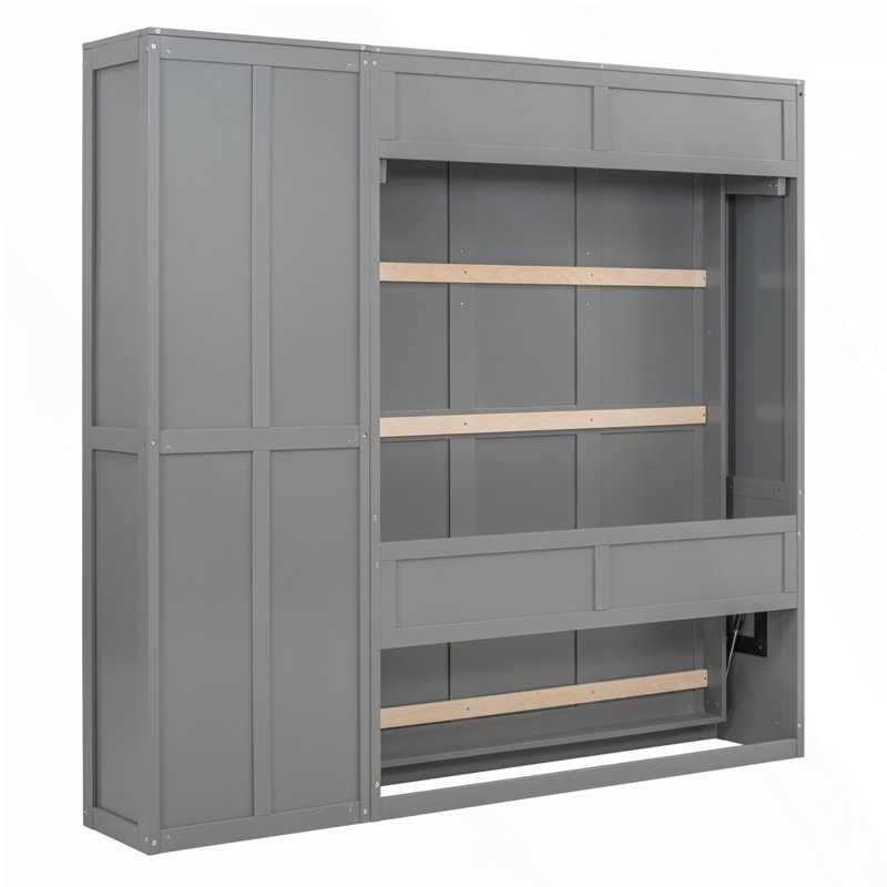 Marrin Murphy Storage Bed, Gray