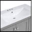 Ensemble de meuble-lavabo simple 17,90 po avec plateau en résine Fahiza-1762146284