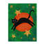 « orange moon chat », art sur toile-31977763