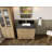 Atlanta Teak Wood 36 In. W X 22 In. D Center Sink Bathroom Vanity In Light Graywashed With 2 In. Quartz-108959829