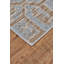 Tapis à motif géométrique glace / jaune / beige Shahid-403209732