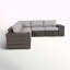 7-Piece Fully Assembled Rattan Sectional Seating Group With Cushions