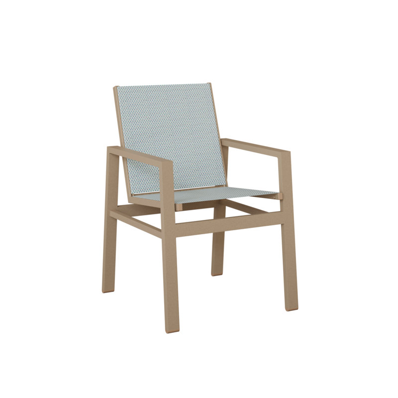 Chaise berçante Vida de Berlin Gardens, Chêne veiné de bois, Interlock Calypso