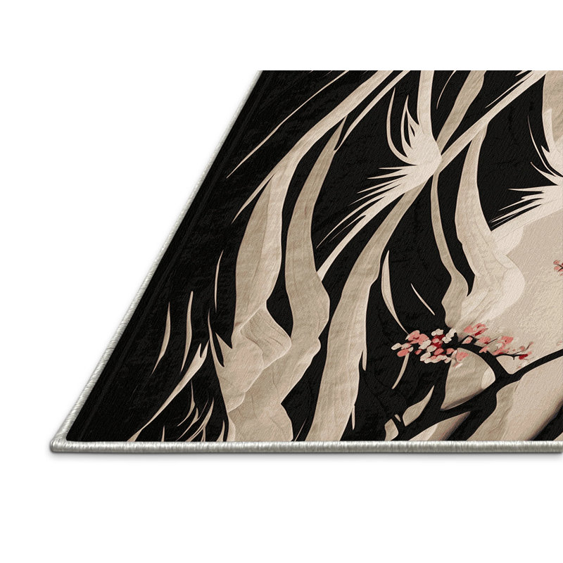 Scarlet Mist Rug, Square 7'