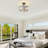 Marrio 2-Light Crystal Semi Flush Mount