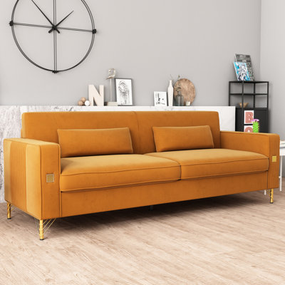 Luxury 3 Velvet Couch - Enhancing Your Home's Ambiance For Living Room With Soft Fabric