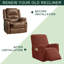Housse pour fauteuil inclinable à coussins carrés/rectangulaires-971991230