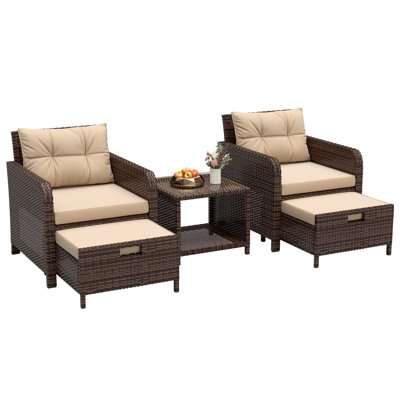 5-piece Patio Conversation Set