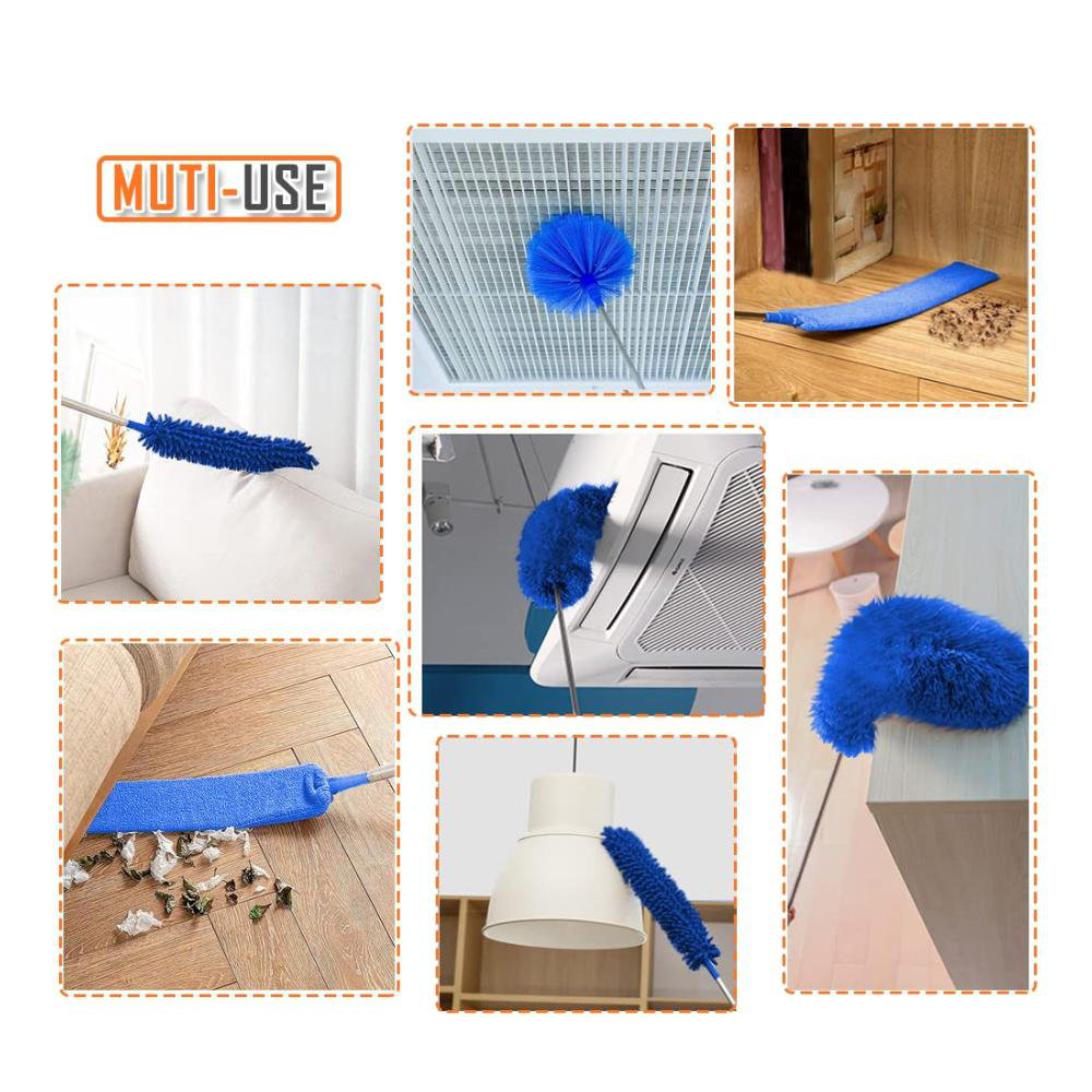 X－MAX FURNITURE Microfiber Feather Duster, 5PCS Washable Cobweb Dusters ...