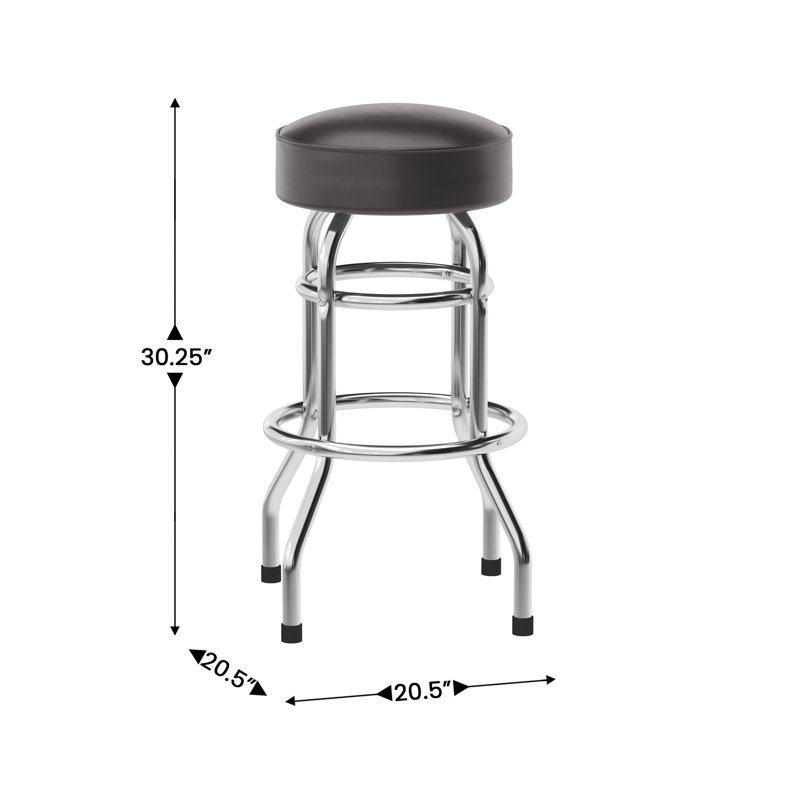 Tabouret de bar Piya, 1, Brun foncé