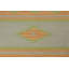 Flatweave Wool Area Rug in Gold/Green