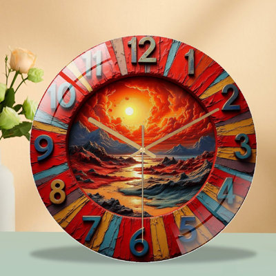 Horloge murale 12 po