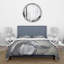 Portrait monochrome d'un cheval sauvage - Ensemble de housse de couette Farmhouse - Microfibre de polyester-66398856