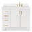 Freitas 43'' Solid Wood Single Bathroom Vanity in White with 1.5'' Pure White Quartz Top, Right Offset, Rectangle Sink-1495939915-1496852267-1564324295