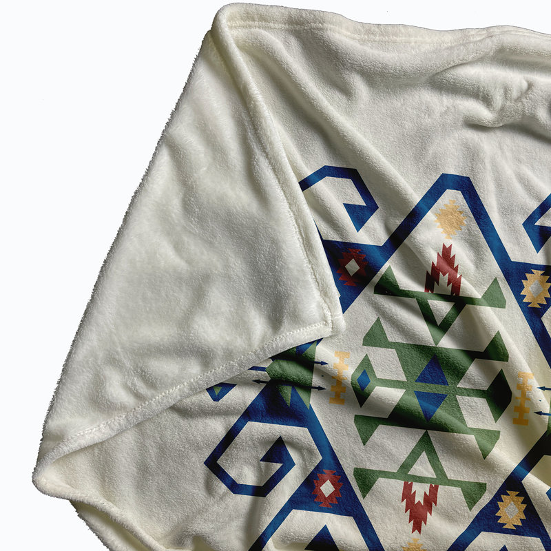 Happy Hippy Fleece Throw Blanket, 30" W x 40" L, Dark Cobalt Blue, 1.75