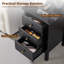 Modern 3 Drawer Bedside Table Nightstand-1839615040