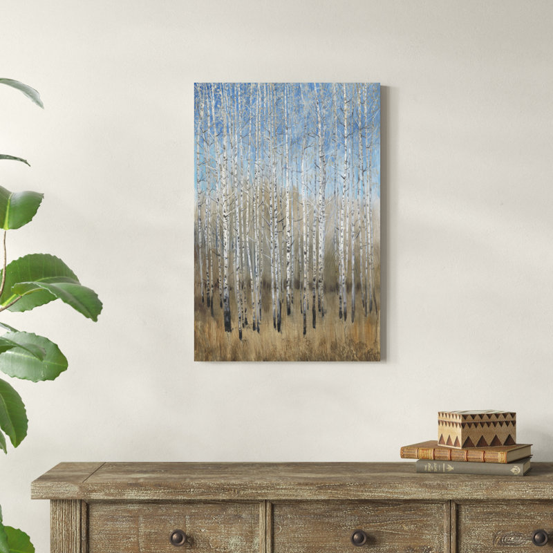 Dusty Blue Birches II, H 30 po x l 20 po x P 1,25 po