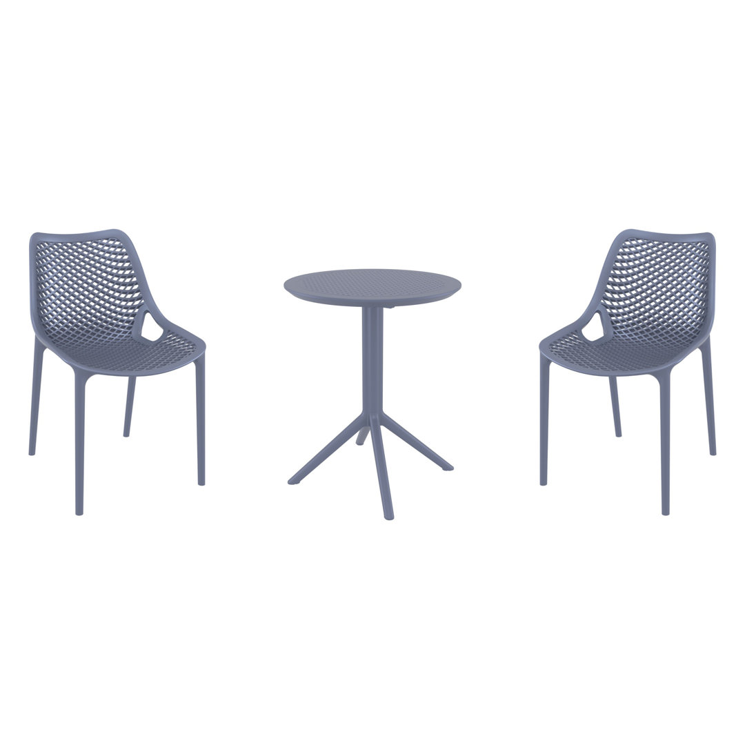 Farrah Sky 2 - Person 23.6" Round Bistro Set AllModern 