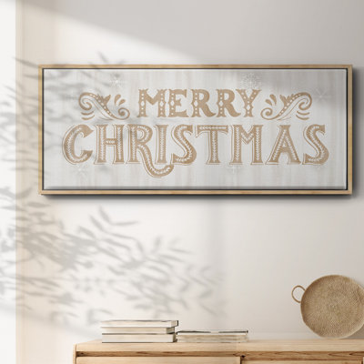Merry Christmas - toile encadrée