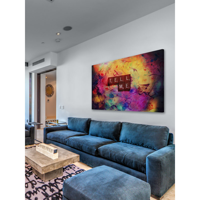 Tell Me by Sylvia Cook - Wrapped Canvas Print, 30cm H x 46cm W x 4cm D