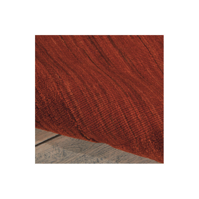 Ripple Wool Area Rug in Barn, Rectangle 5'6" x 7'5"