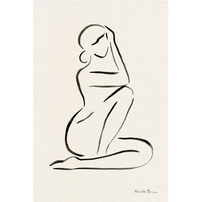 Nude I - Wrapped Canvas Print