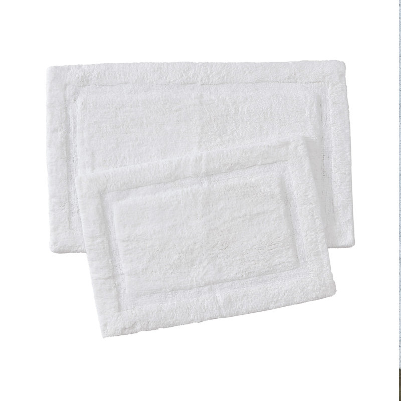 Rane Plush Bath Rug, White