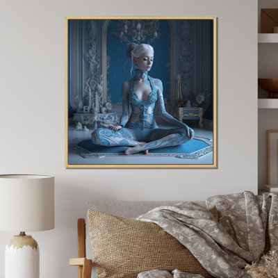 Spiritual Elegance Yogini Goddess Meditation I - reproduction sur toile