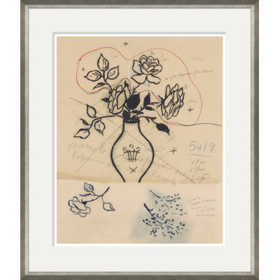 Tres Roses (Var. 1) Print by Paule Marrot