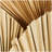 Metal Layered Leaf Brown Wall Decor with Palm Leave Accents