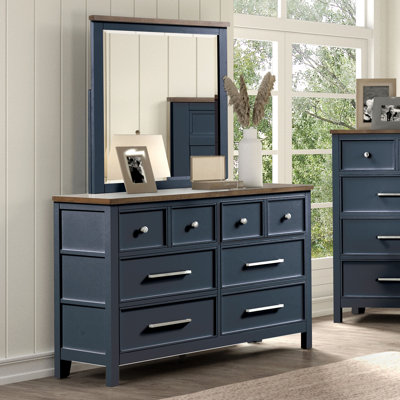 Commode 6 tiroirs avec miroir Giordani