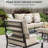 Vanwagenen 5-Person Patio Conversation Set With Cushion-783643323