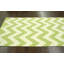 Tapis vert tissé à la main pour enfants Panama Chevron-1383942532